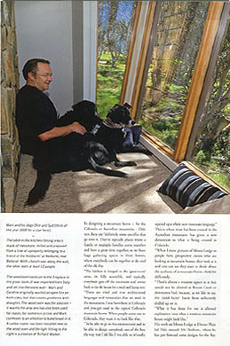 magazine story about interior design