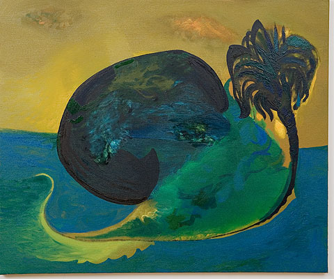island landscape painting